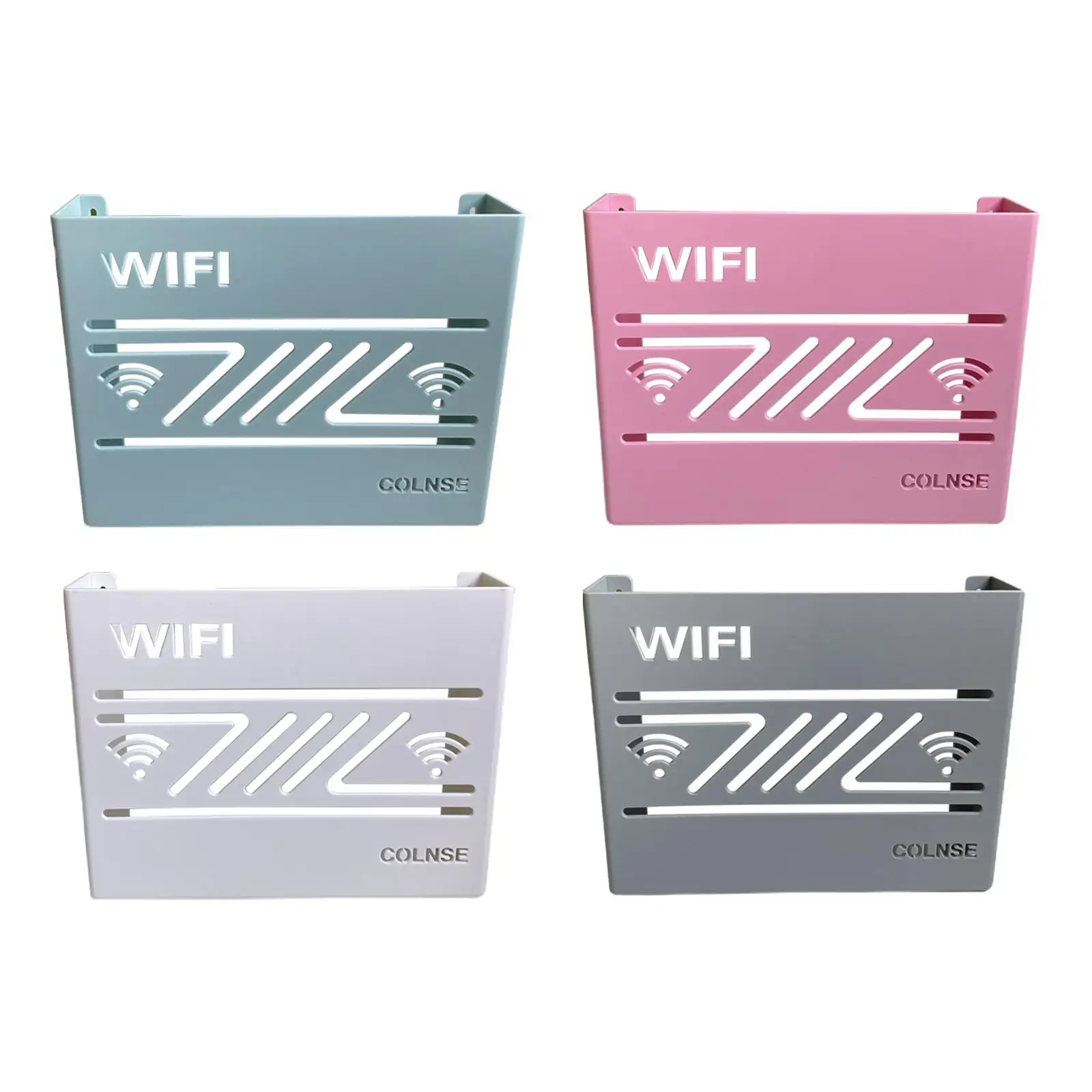

Router Shelf, Storage Case, Cable Holder, TV Storage Wall, Cable Rack, Wall