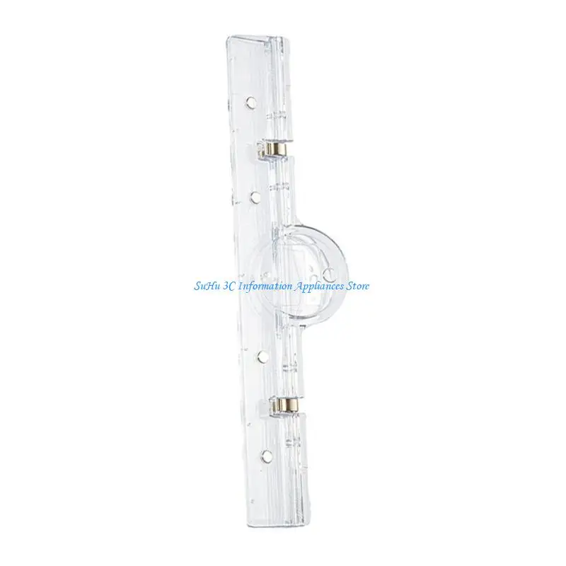 

J0MB Clear Acrylics Clip Long Paper Clamp File Clip Strong Magnet