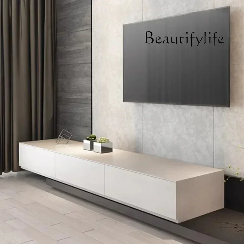 

EJ Makeup Tv Stands Mid Century Portable Stand Floating Shelves White Cabinet Media Console Modern Coffee Muebles Home