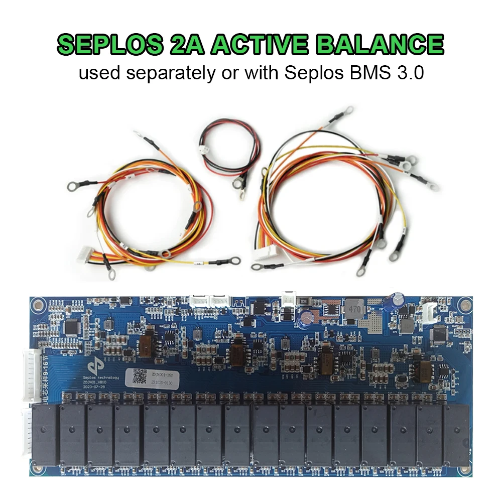 Imagem -06 - Seplos Smart Bms com Bluetooth Painel Lcd 16s Lifepo4 Li-íon 100a 150a 200a 2a Equilíbrio Ativo Versão 30