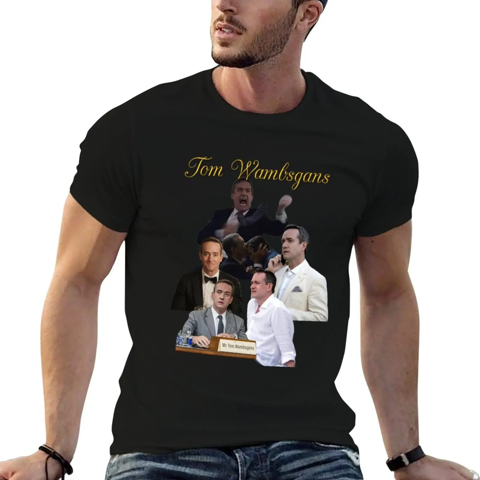 Tom Wambsgans Succession T-Shirt Plus Size Gym Sports T-Shirt