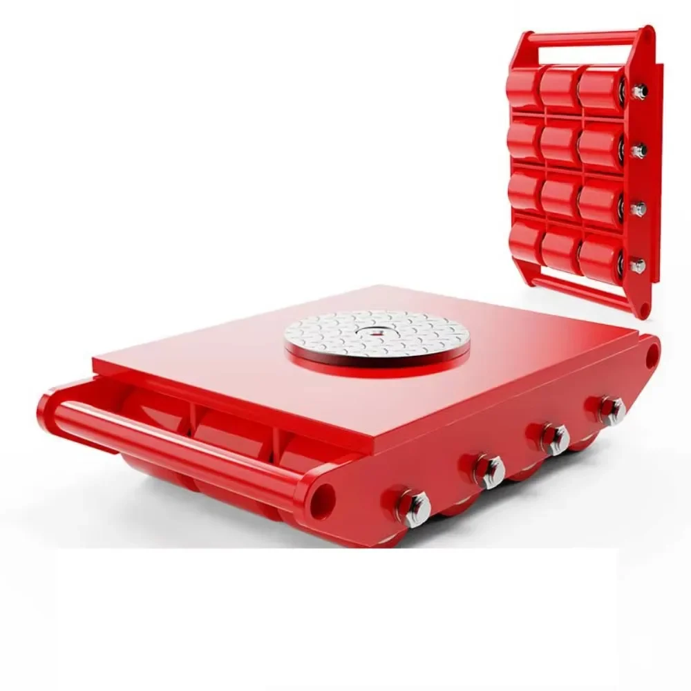 Wholesaler Convenient 360-degree Rotation Of 3-20 Tons Mechanical Skateboard Trolley Dolly With Polyurethane Wheel