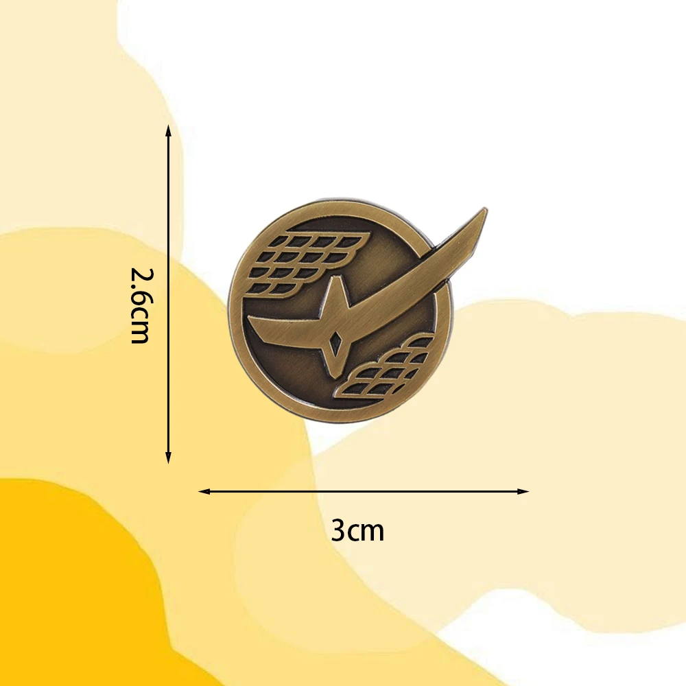 Kamen Rider Gaim: Gaim Logo Enamel Pin Japanese Sci-Fiction TV Anime Character Peripheral Badge Retro Metal Accessories