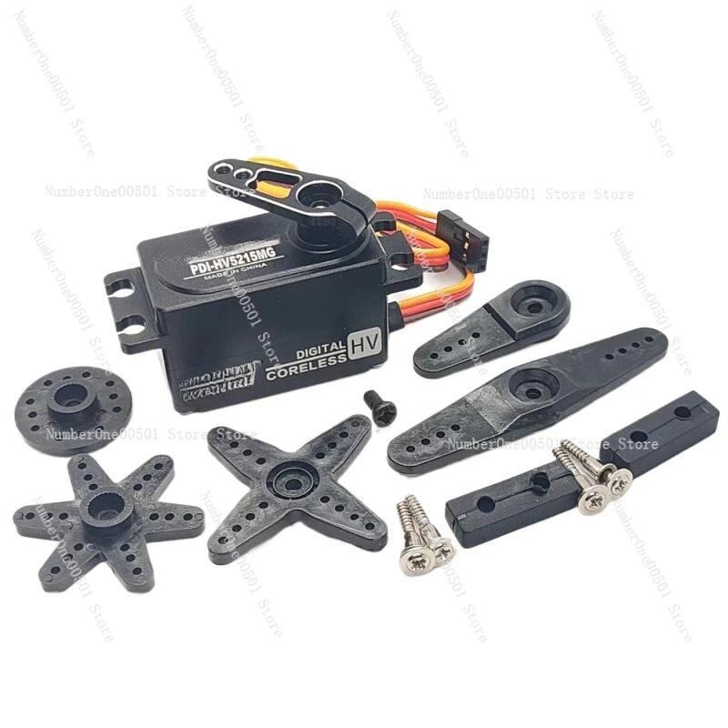 

PDI-HV5215MG all metal digital high-voltage high-speed 0.07sec short body drift car servo