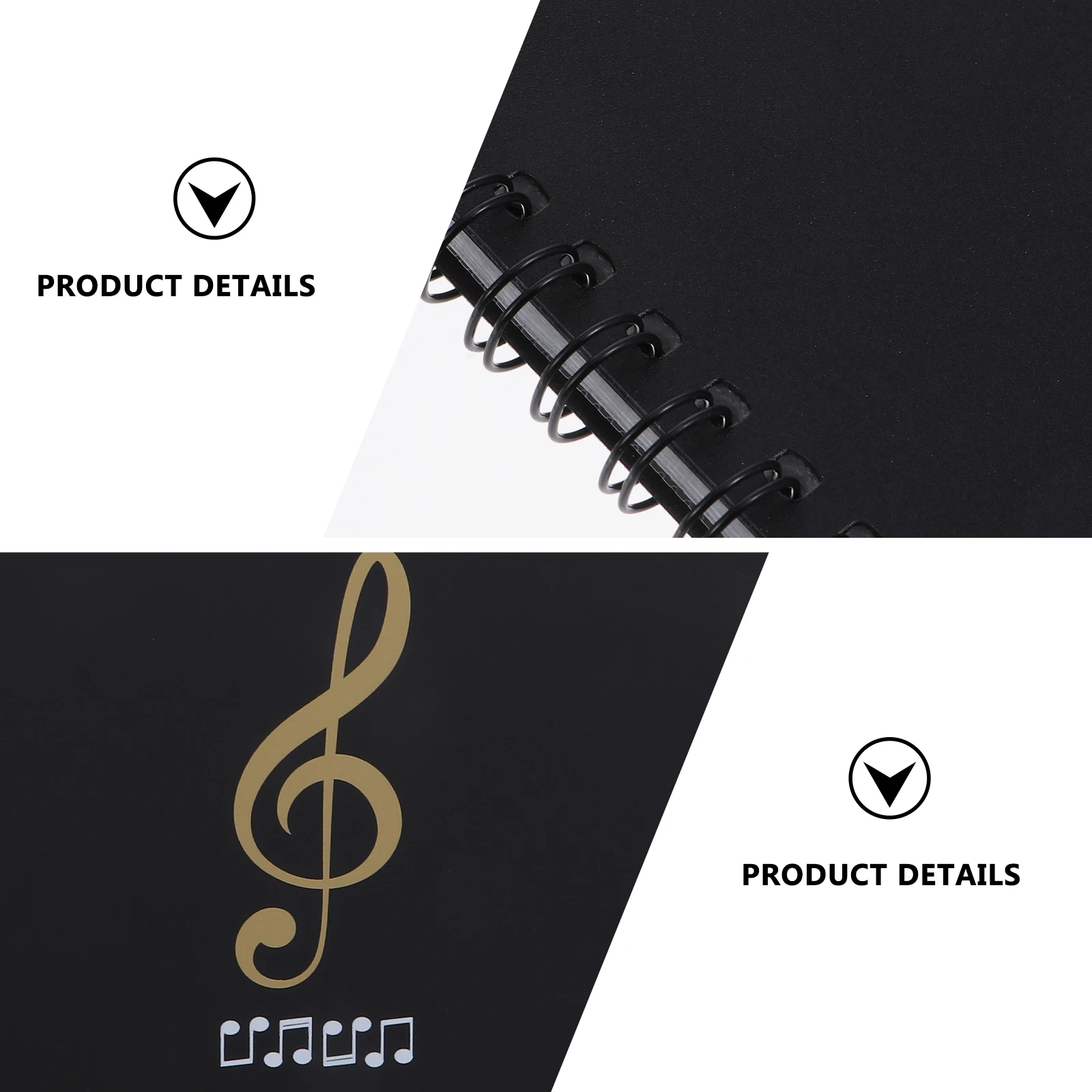 

Sheet A4 Portable Pp Waterproof File Holder Sturdy Ring Binder For Guitar Accessories Documents Storage