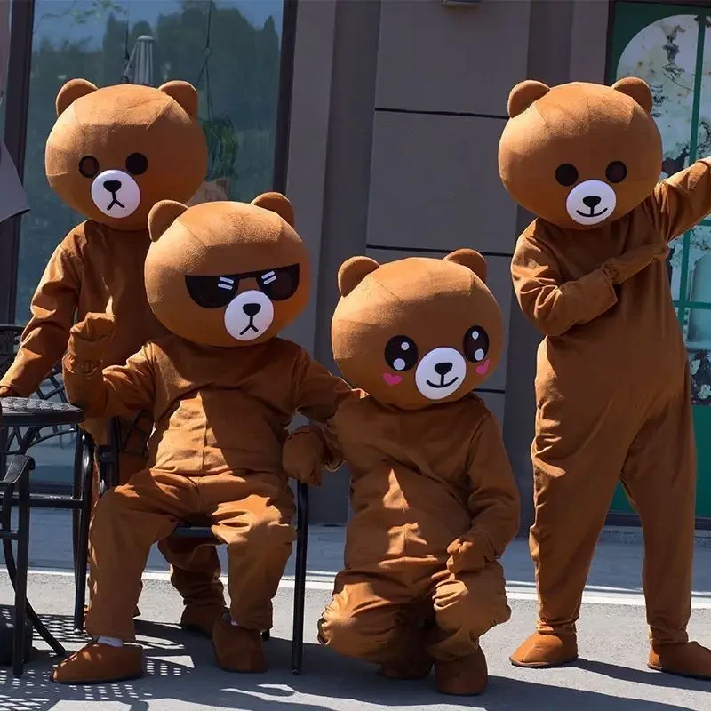 Ropa de dibujos animados de muñeca, actuación de fiesta de muñeca de Mascota, mascota de animadora, actuación de rol de mascota peluda