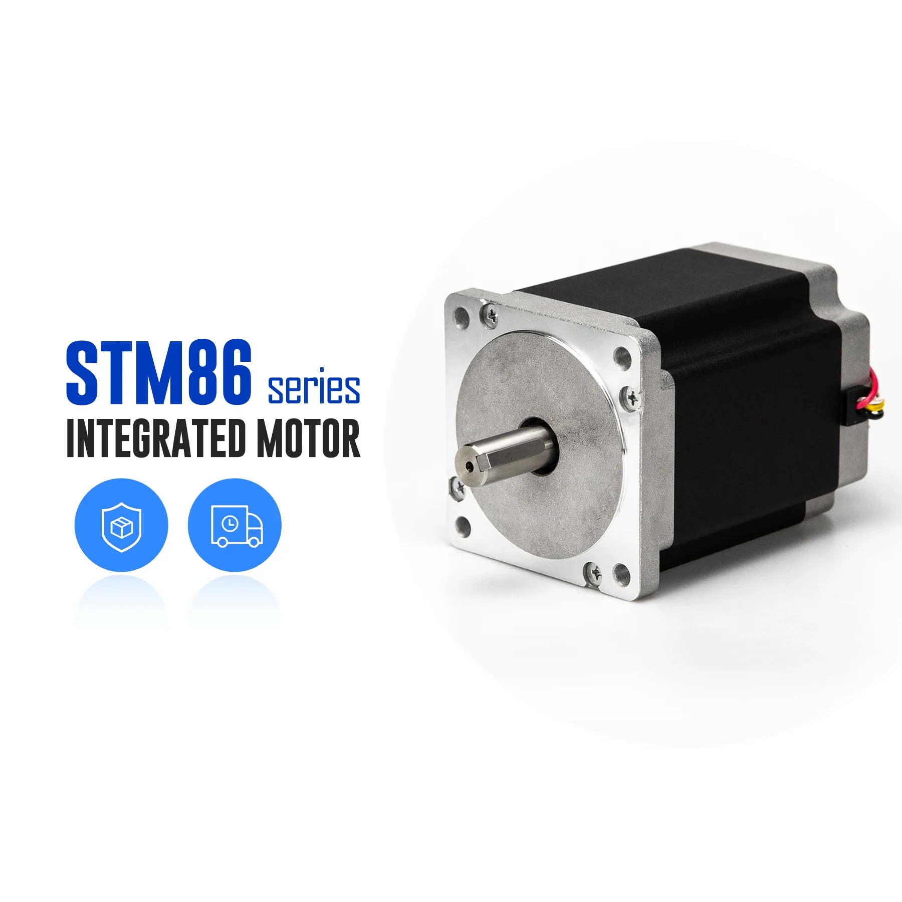 86mm Nema 34 optional shaft diameter 5mm 8mm integrated closed loop stepper motor with encoder