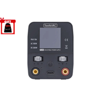 ToolkitRC P200 V2 Mini 30V AC100W DC200W 10A GaN Adjustable Mini Desktop Power Supply USB Output
