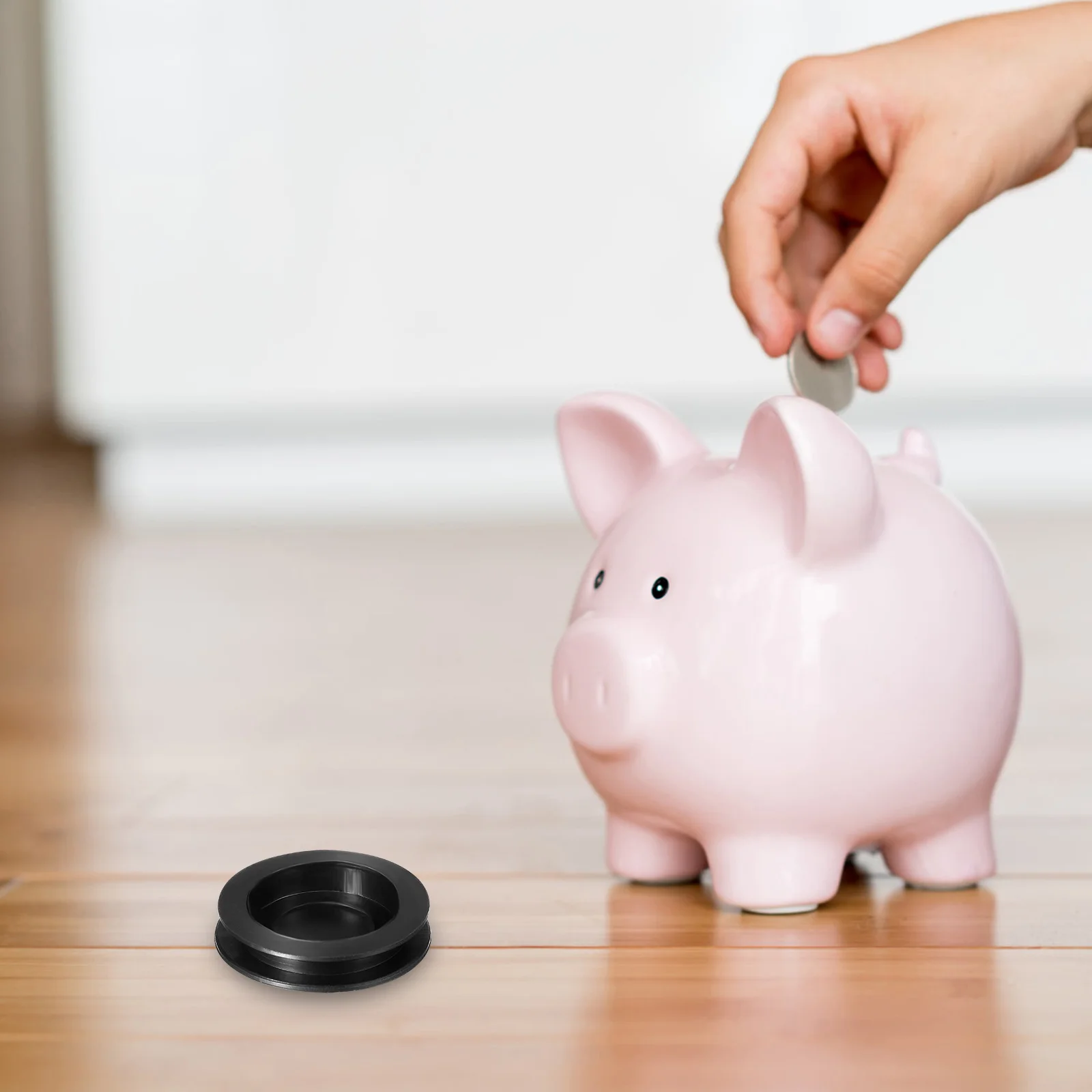 10 Pcs Round Rubber Stopper Piggy Bank Replacement Bottom Covers Sealing Plugs for Tube Stops