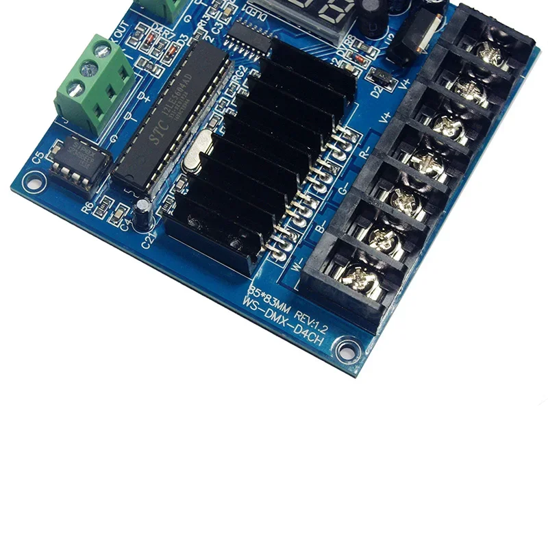 DMX512 Decoder 5V 12V 24V Max 24A RGB LED Controller Dimmer Drive for LED Strip lights lamp Constant voltage common anode