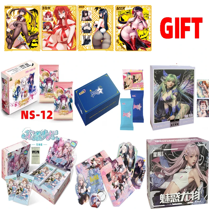 Tarjetas de Goddess Story Ns12 para niñas, caja de refuerzo Tcg, traje de baño, Bikini, caja de refuerzo de fiesta, juguetes, pasatiempos, regalo,