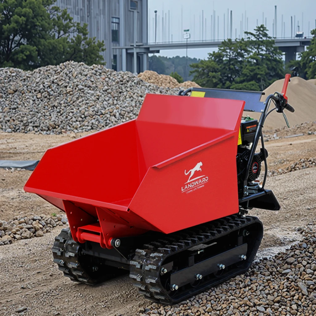 มาตรฐานการรับรอง EPA/EURO 5  รถดัมพ์ขนาดเล็กแบบตีนตะขาบ  รับน้ำหนักได้สูงสุด 0.5 ตัน อุปกรณ์ขนส่งทางการเกษตรขนาดเล็ก  รับผลิตตามความต้องการ