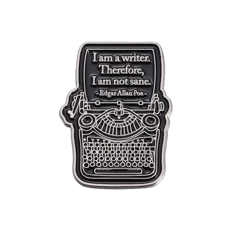 

Horror Movie Phone Enamel Pins Custom I am Not Sane Brooches Lapel Badges Punk Gothic Jewelry Gift for Fans Friends