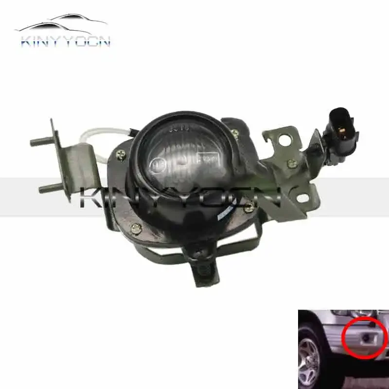 لميتسوبيشي باجيرو فيلد ماستر SFX الوطنية مونتيرو V33 المصد الأمامي الضباب ضوء فوجليت مصباح الضباب Foglamp DRL مصباح جيد الإضاءة