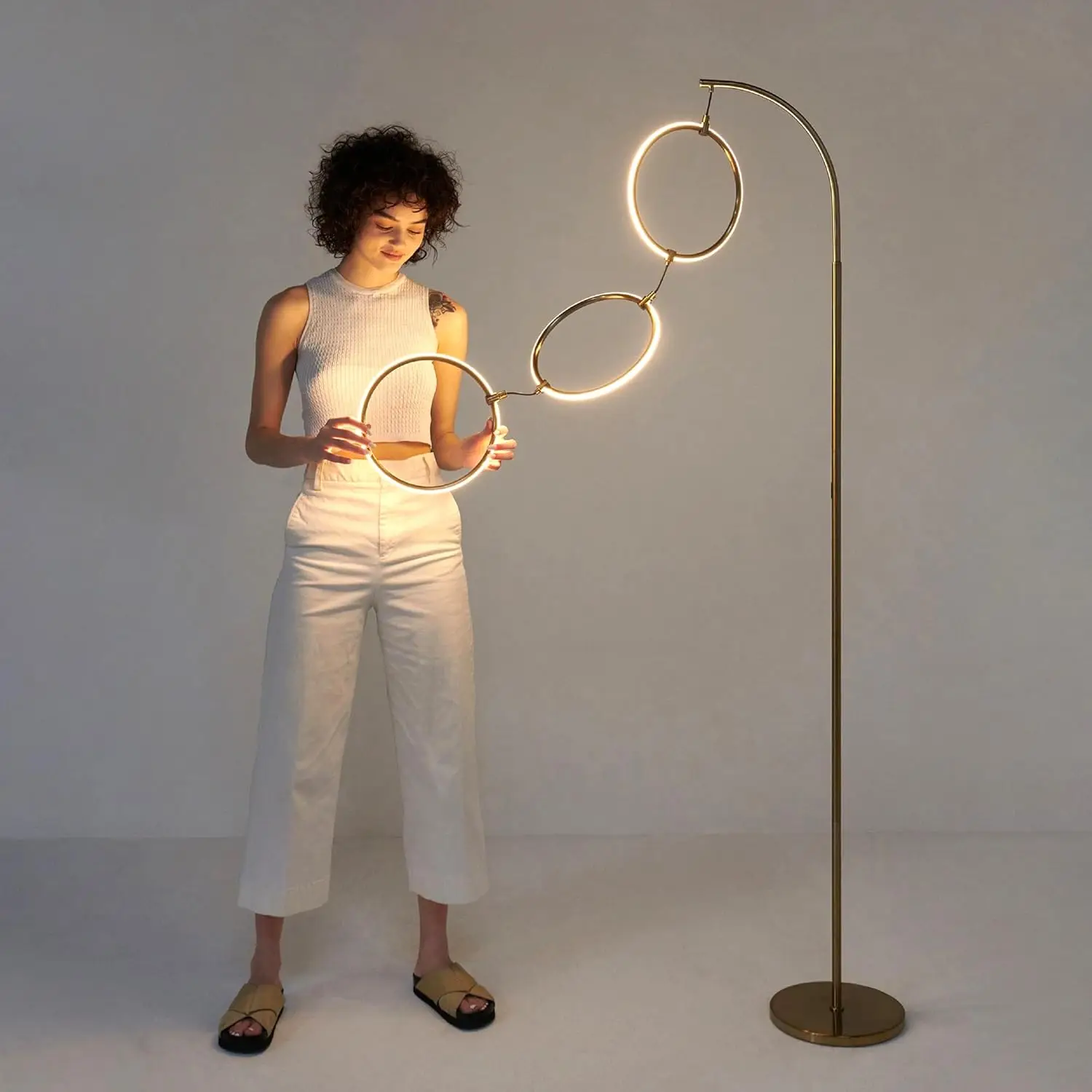 74 In. Antique Bras…