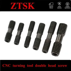 10pcs Double head Screw ML0520 ML0620 ML0625 ML0630 ML0830 ML0835 CNC machine tool lathe Turning Spare high quality Clamp Screw