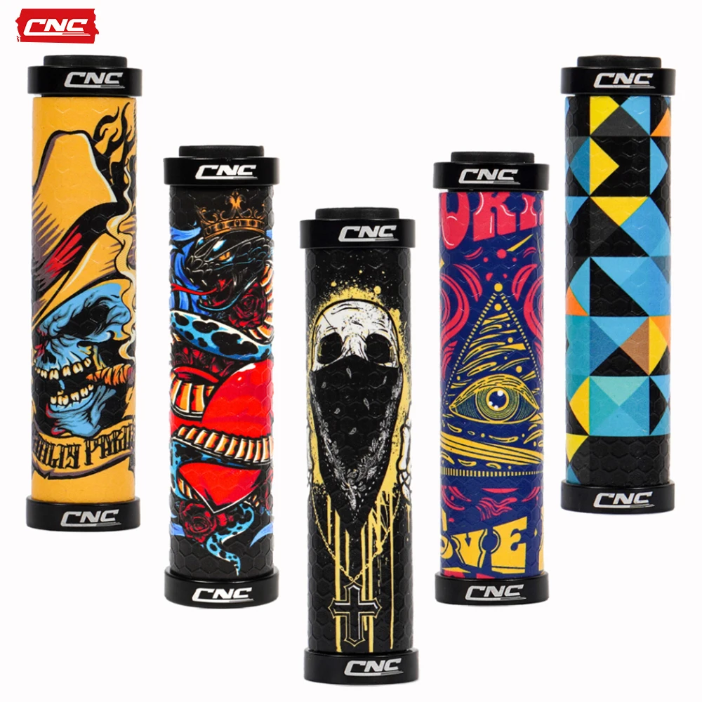 قبضة دراجة MTB Cnc ، أغطية مقود دراجة جبلية من السيليكون ، أساور يد ، مقبض مطاطي للخرطوم ، قفاز معصم لركوب الدراجات ، قبضة Vtt