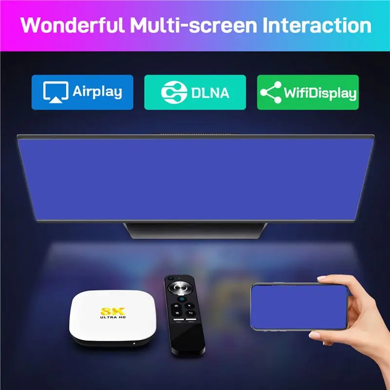 أفضل العروض لـ H96 Max M2 TV Box 4GB + 64GB Android 13 Smart TV Box WIFI6 BT 5.0 8K AV1 مشغل الوسائط RK3528 TV Set Top Box متين