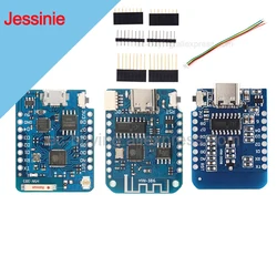 WeMos LOLIN D1 Mini Pro NodeMcu Lua WIFI Internet of Things IOT Development Board Module ESP-12F ESP8266 CH340G TYPE-C USB Cable