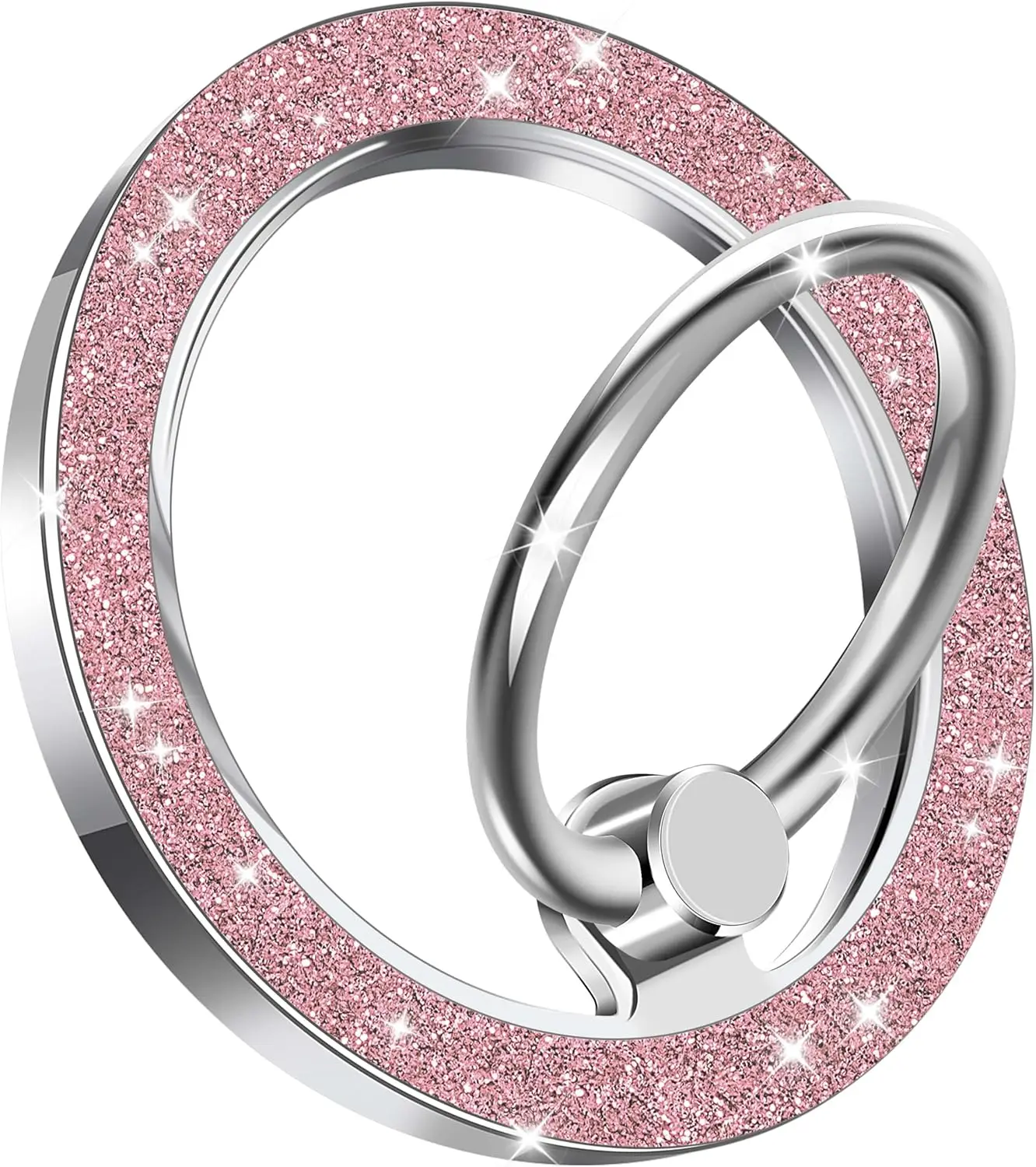 

Magnetic Phone Ring Holder for MagSafe, Cute Twinkle Finger Ring Grip Holder [Upgrade], MagSafe Accessories for Women iPhone 17