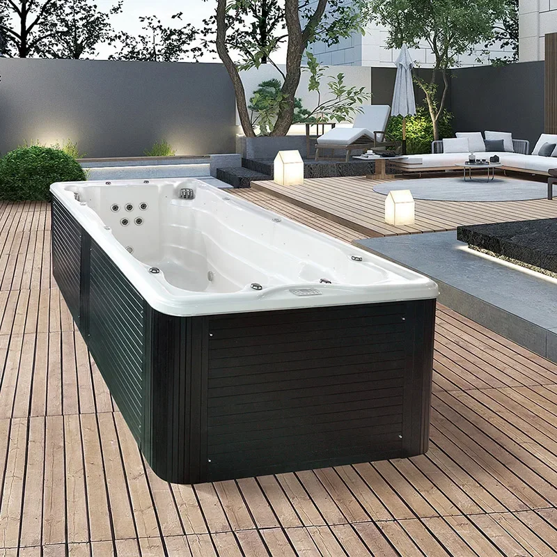 BG-6602 Indoor Outdoor Acrylic Swimming Pool with CE SAA approved Endless Pool