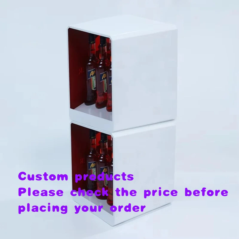 custom.Recyclable Metal Advertising Display Box Supermarket Shelf Convenience Racking Superb Display Rack