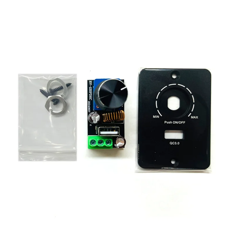 Y14A Regulowany Sterownik Światła Ściemniacz PWM DC 12-24V 5A Do Kampera RV i Łodzi z Portem USB QC 3.0