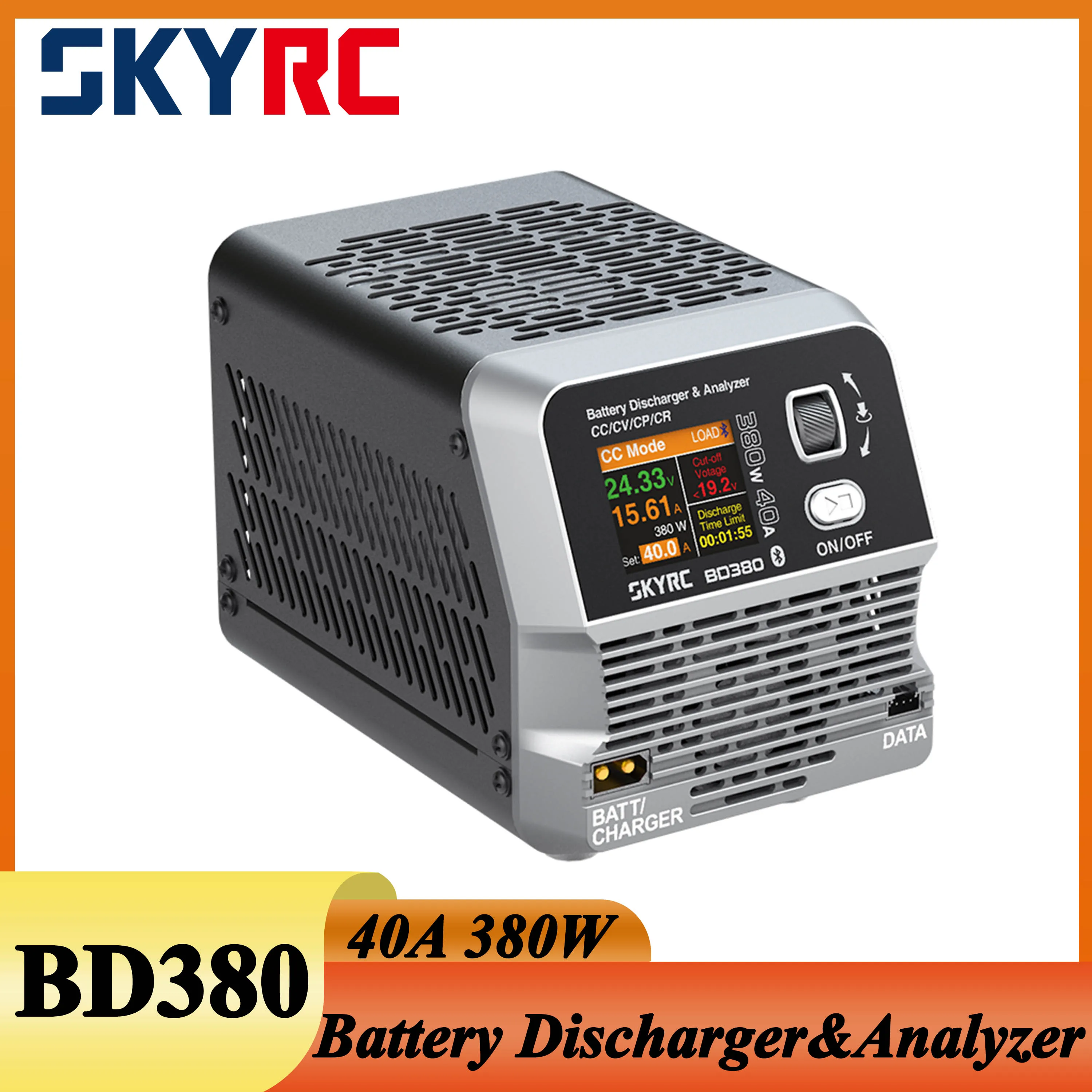 SKYRC BD380 40A 380W Battery Discharger&Analyzer Checker Lipo Battery Discharger for RC Racing Car T1000 D200neo Charger Parts