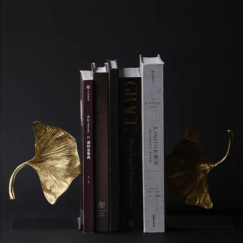 Adorno de árbol de ginkgo de Metal, estante de almacenamiento para habitación modelo de estudio, decoración suave para oficina de ventas