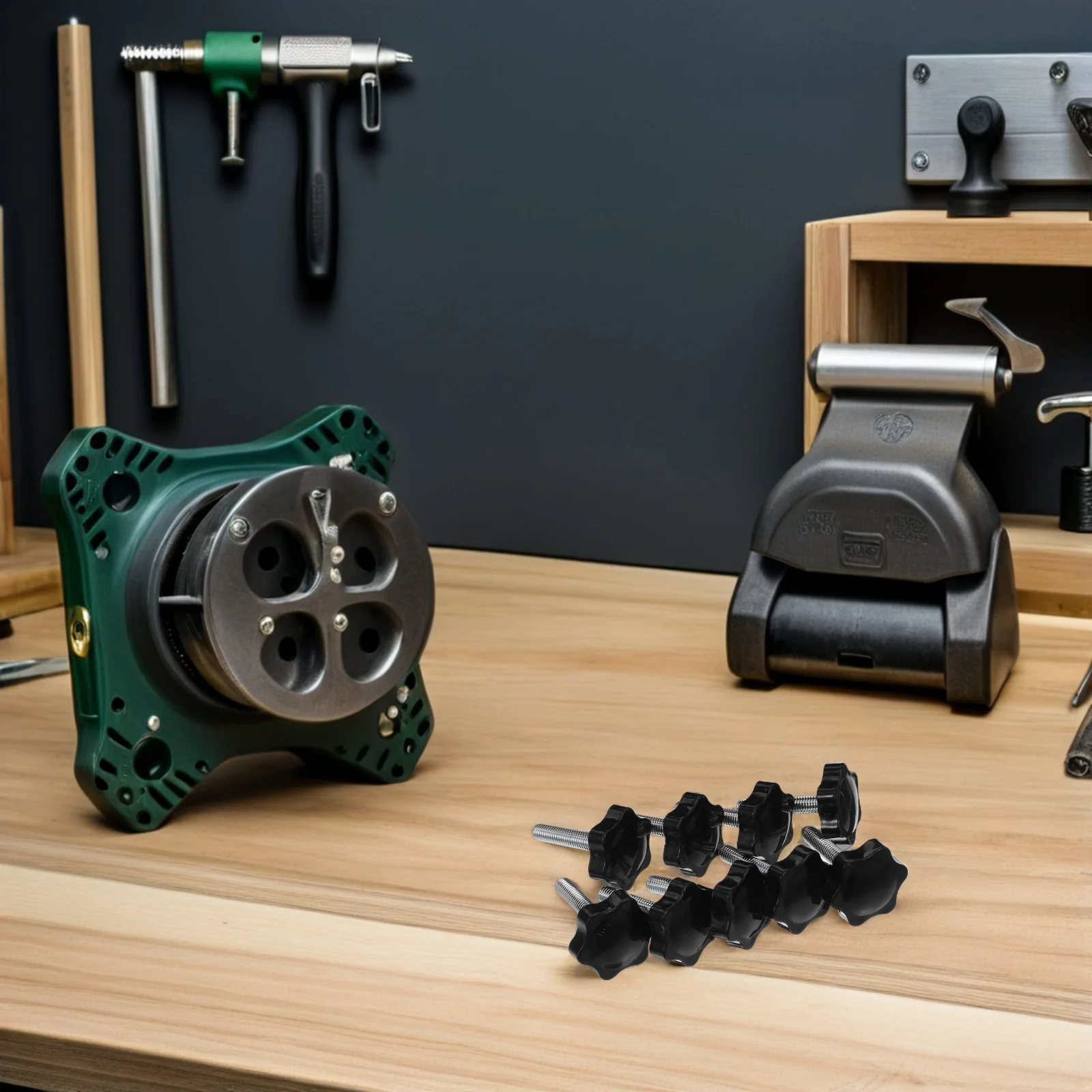 

20Pcs M8 X 40mm Threaded Star Knob Plastic Handle Screw for Woodworking Tool Replacement Parts Thread Clamping Knob Handle