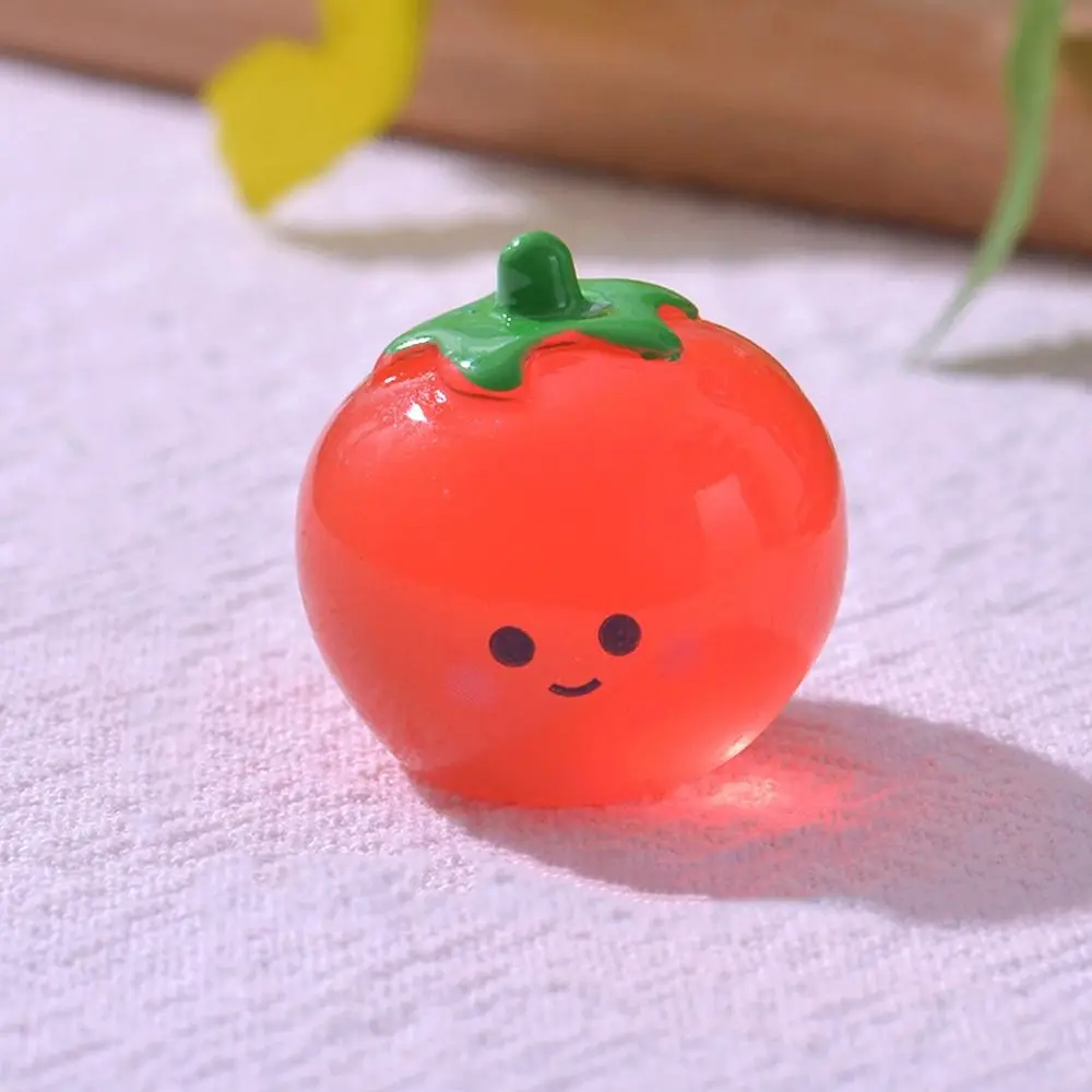 Cute Simulation Luminous Vegetables Umpkin Mushroom Mini Artificial Vegetables Realistic Broccoli Tomato Vegetables Model