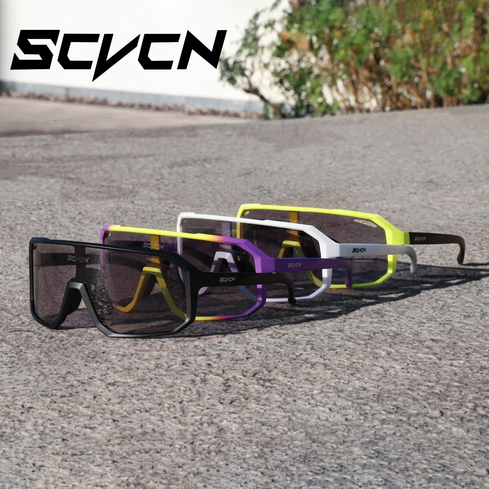 Cycling Color-changing Glasses Mountain Road Bike Cycling Goggles Outdoor Professional Sports Sunglasses Motocross Goggles
