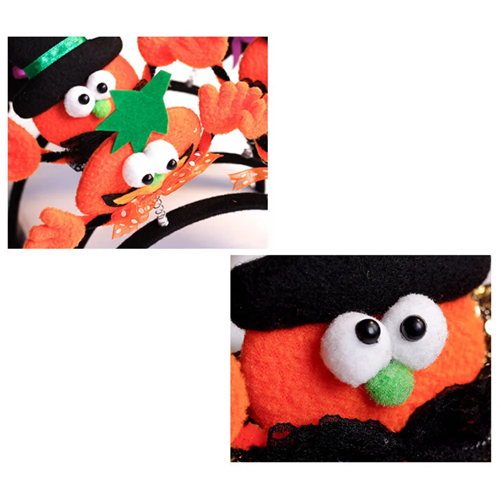 

3Pcs Light Emitting Headbands Halloween Costume Boppers Lightweight Comfortable One Size Fits Most Festive Party Hats