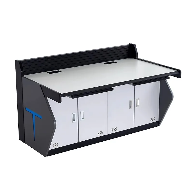 CX monitoring console command center dispatch console double triple thickened steel and wood centralized control center