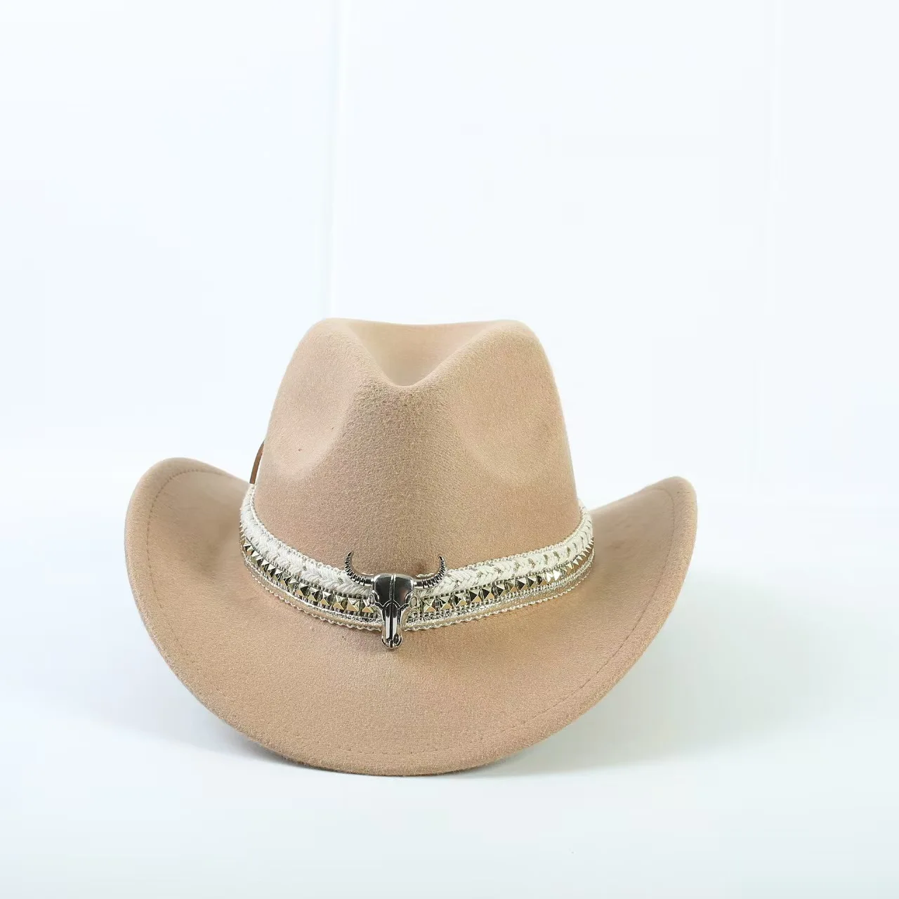 2026 1 Stück Neuer Herzförmiger Cowboy-Kopfschmuck Filzhut Neuer Outdoor-Hut für Männer und Frauen Ritterhut – Detail 20