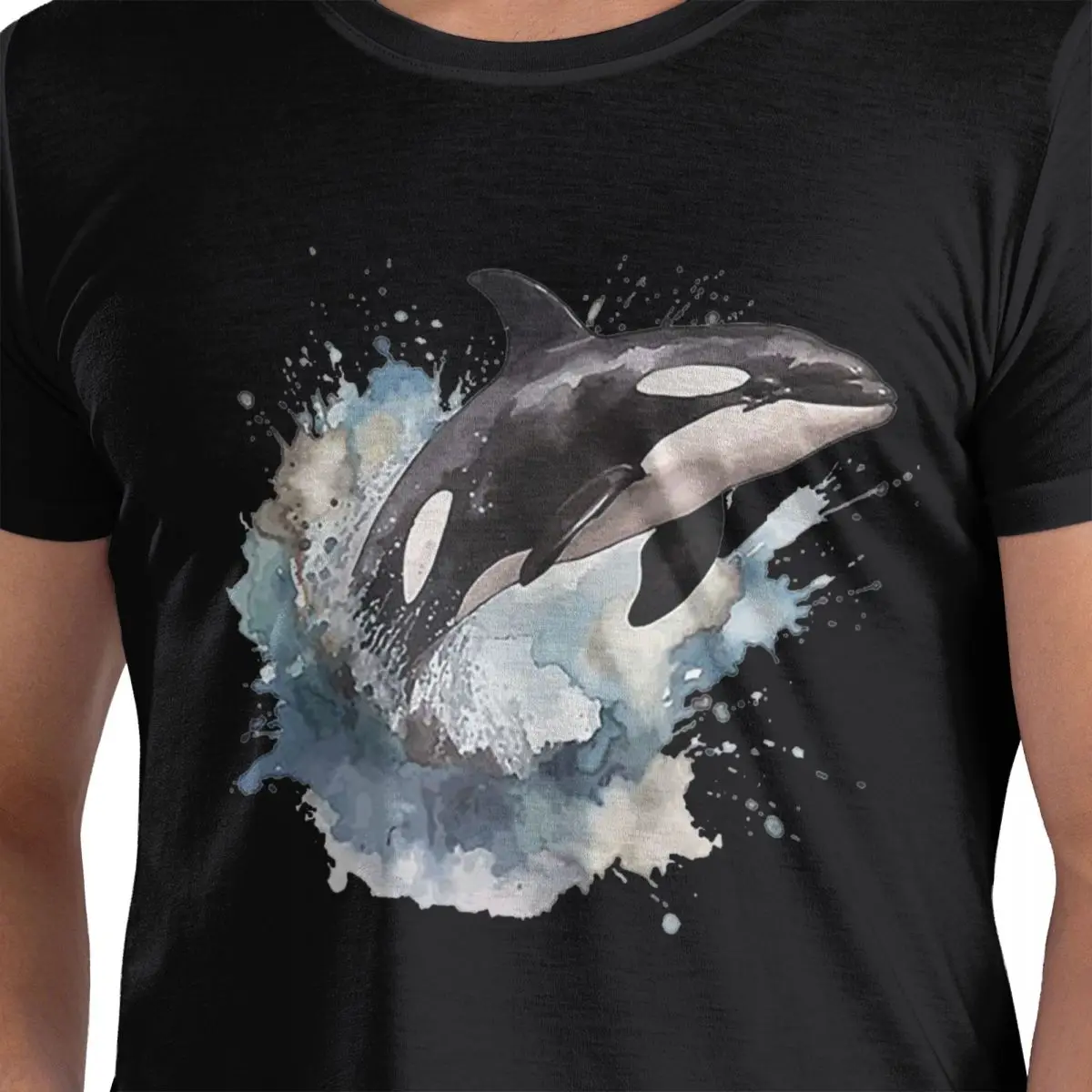 

Orca Aquatic Sea Ocean - Top Tees Killer Whale 100% Cotton T-Shirt Men'sOversized T Shirts Men Crew Neck Short Sleeve S-6XL