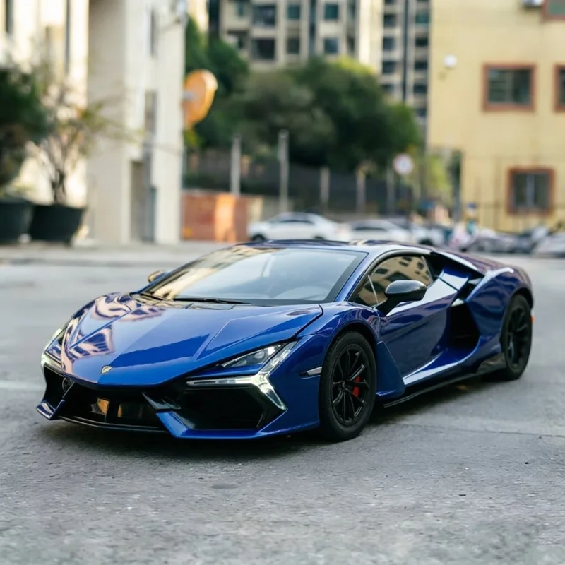 

1:24 Lamborghini Revuelto Alloy Sports Car Model Diecasts Metal Track Super Racing Vehicles Car Model Sound and Light Kids Gifts