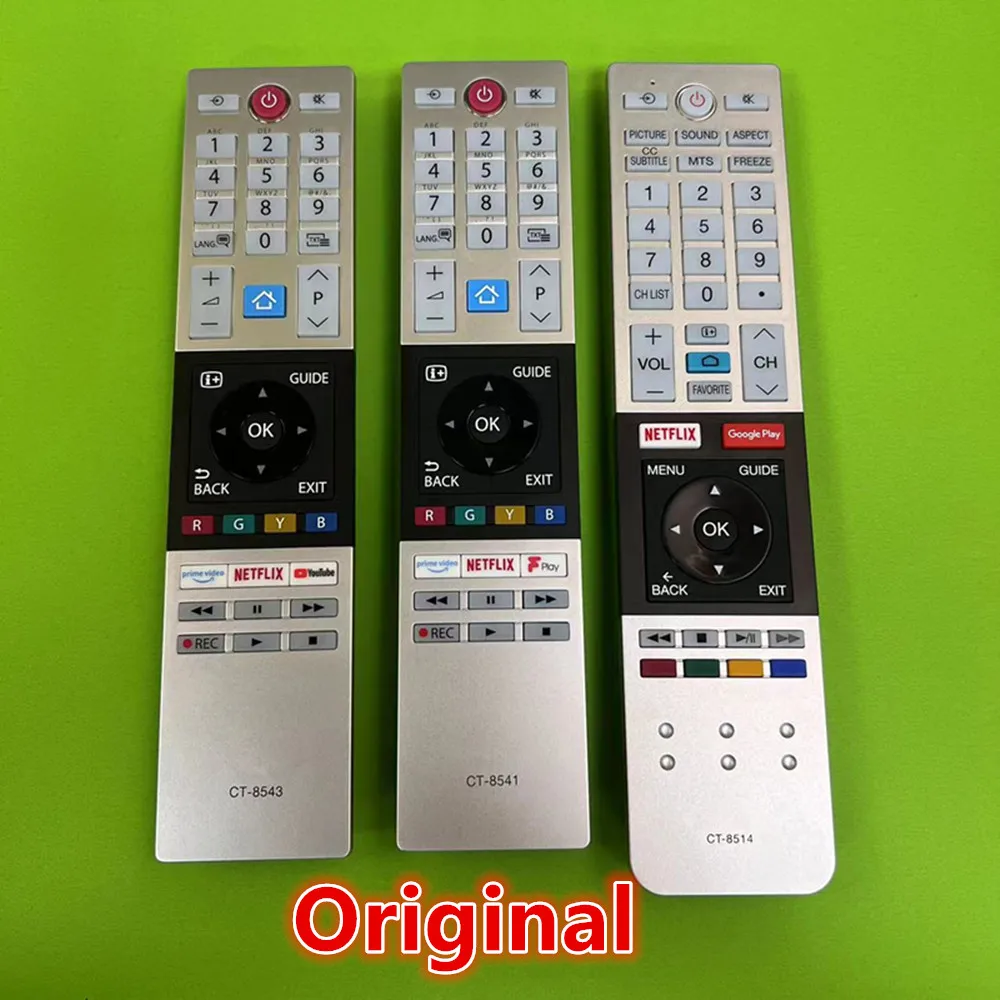 Original Remote Control CT-8543/8541 8514 Toshiba LED TV 50U6863DB 65U6863DB 24/32/39/40/43/48/49L2863DB 32/39/40/43/49L3863DB