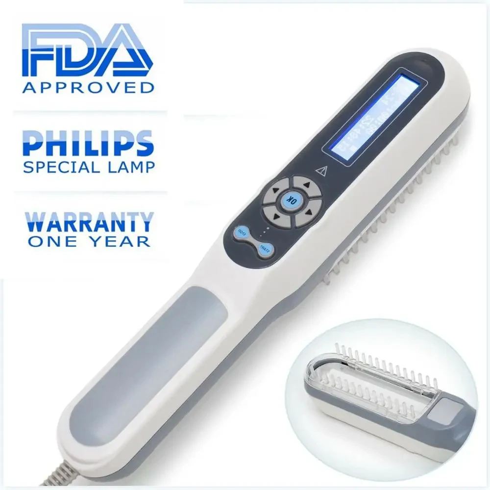 FODRK Home Use Psoriasis Equipment 311nm UV Lamps Phototherapy Medical Device UvbTreatment Light For Vitiligo