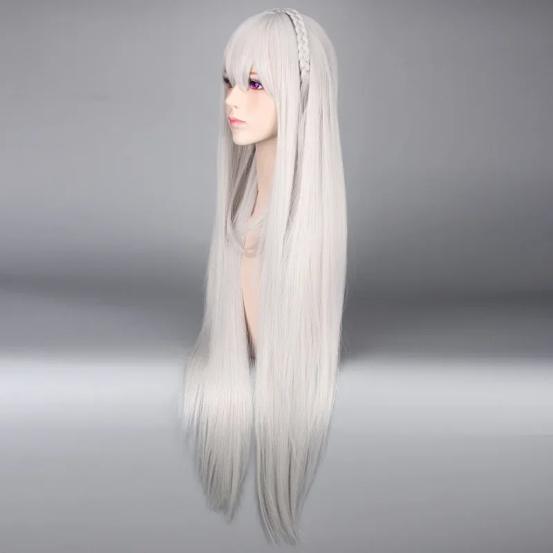 Peluca de Cosplay de Anime para mujer, pelo largo, disfraces de Cosplay, peluca de anime