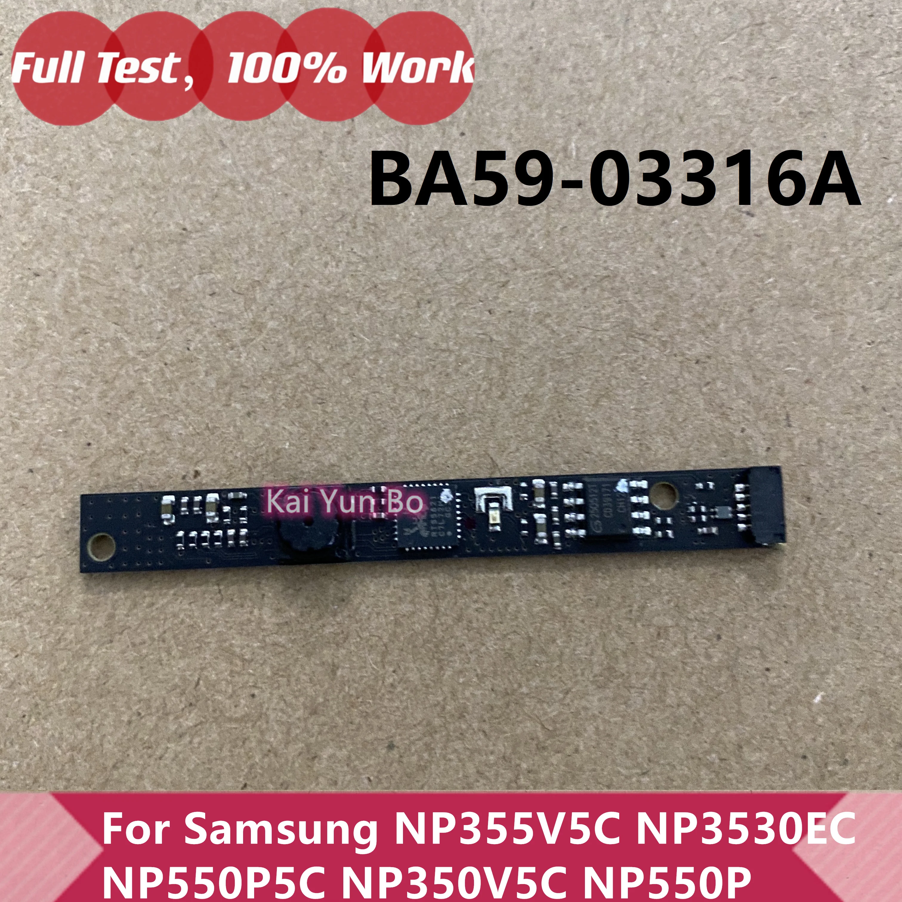 Плата веб-камеры для ноутбука BA59-03316A для Samsung NP350E NP550P NP355E5C NP355V5C NP3530EC NP550P5C NP350V5C оригинал