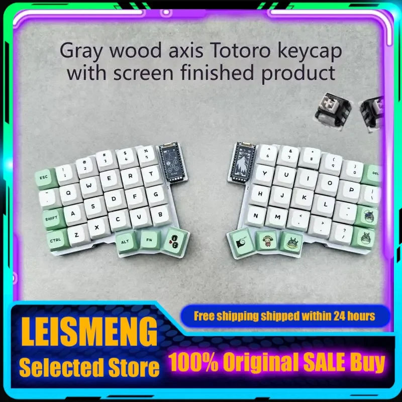 

Silakka54 Custom Split Keyboard Kit Vial/QMK Wired Ergonomic Mechanical Keyboard Accessories for Left And Right Handed Gamers