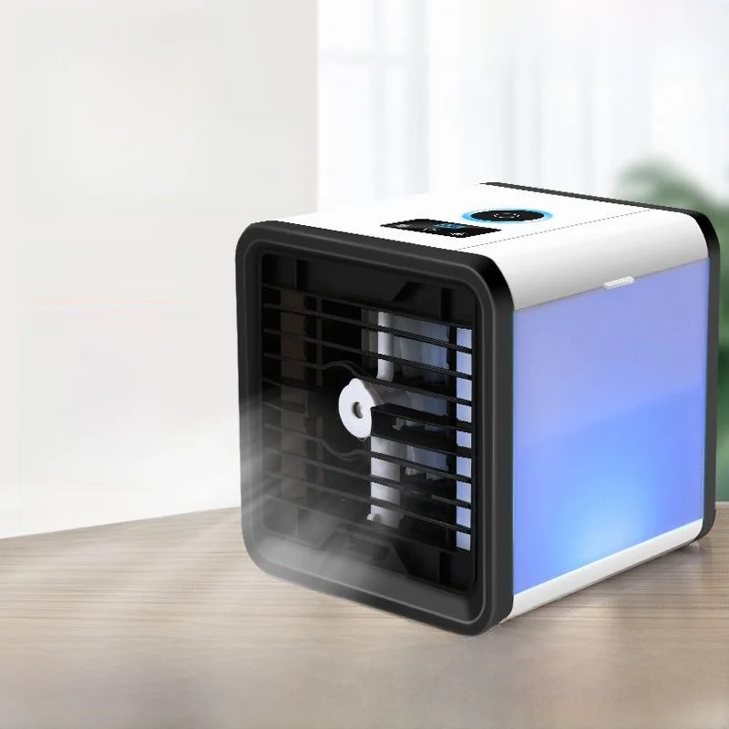

USB-вентилятор-кондиционер для рабочего стола, портативный, с функцией увлажнения, водяное охлаждение, для домашнего использования, модель AOBai 473