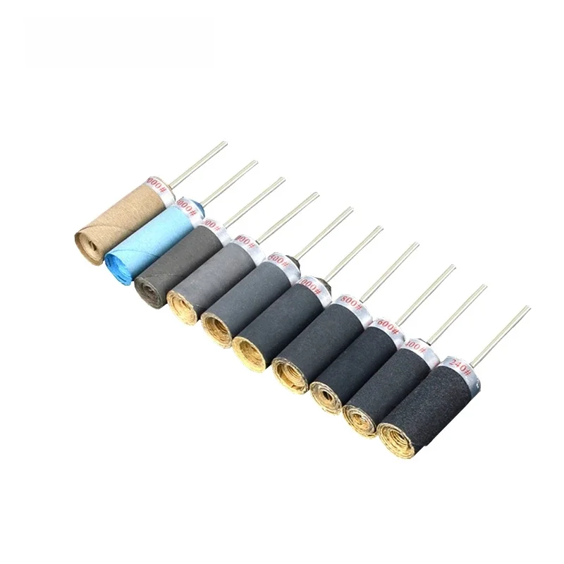 1pc Electric Polishing Sandpaper Circle Sand Mandrels Grinding Festool Dremel Accessories Micro Rotary Tool Nozzles for engraver