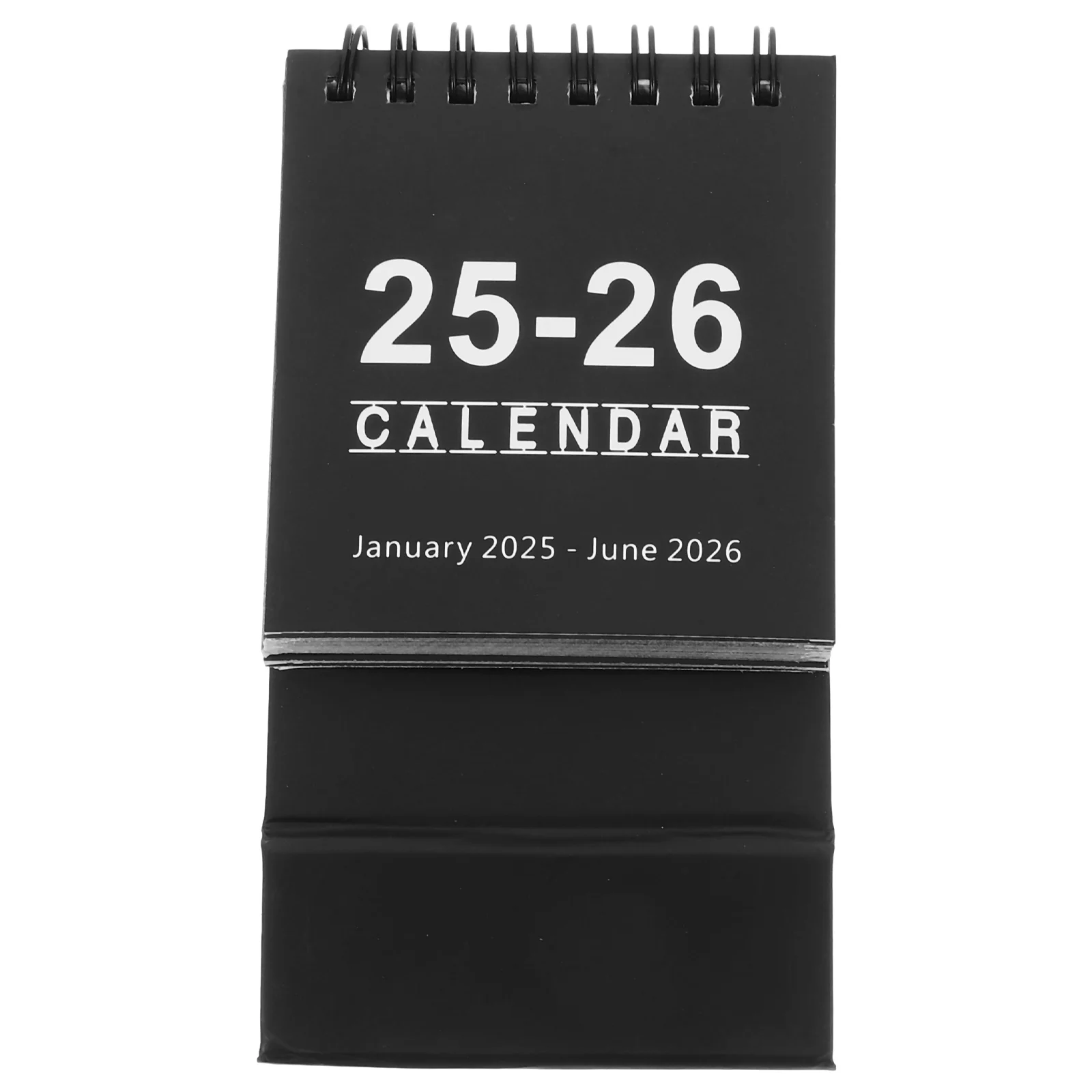 

Mini Desk Calendar Paper Stands for Calendars Flip Monthly Tabletop up Standing