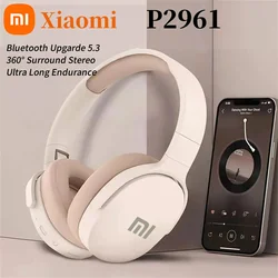 샤오미 P2961 무선 헤드폰, 블루투스 5.3, 오리지널 이어폰, 스테레오 HIFI 헤드셋, 게임 이어버드, 마이크 포함, 삼성 아이폰용