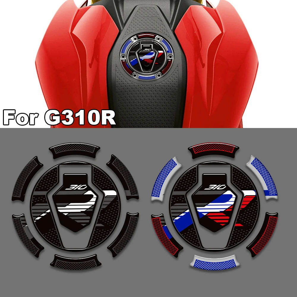 دراجة نارية حامي خزان الوسادة الجانب القبضات الغاز زيت الوقود عدة ملصقات الركبة الشارات الحاجز هدية لسيارات BMW G310R G 310 R G310 2025- #1