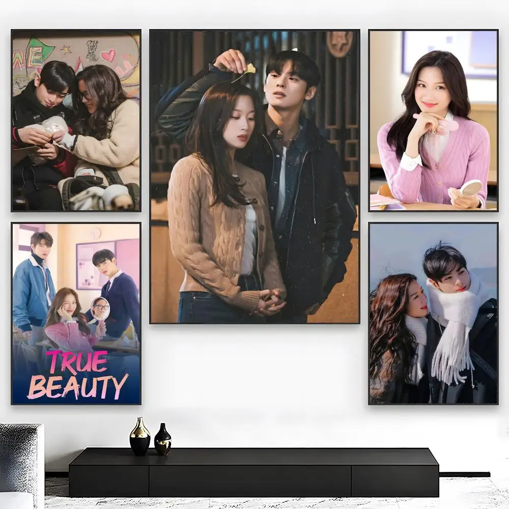 Romance Kdrama T-True Beauty Poster Wall art print art suitable for living room bedroom bar parlor home decor gift