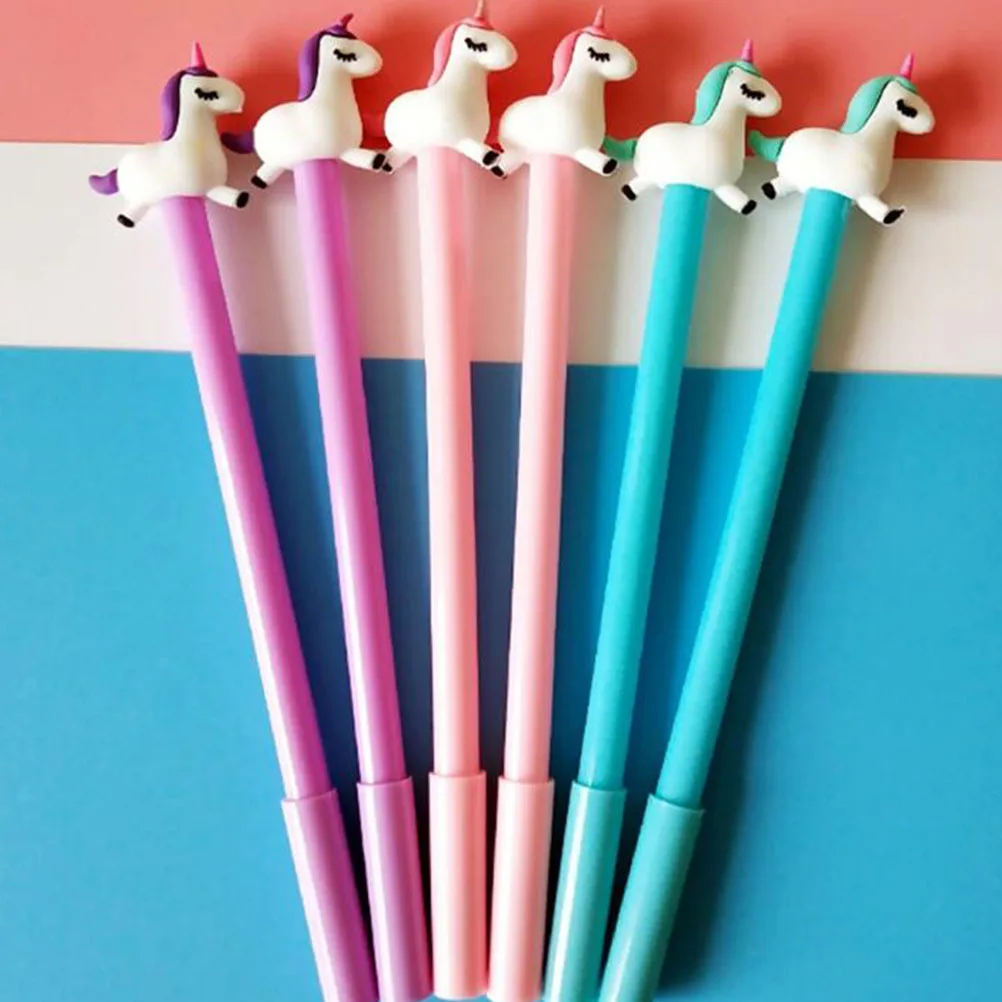 8Pcs Shape Gel Pens Black Ink Fine Point Smooth Writing Creative Pens for School Office Note Taking Creative Gel Pen