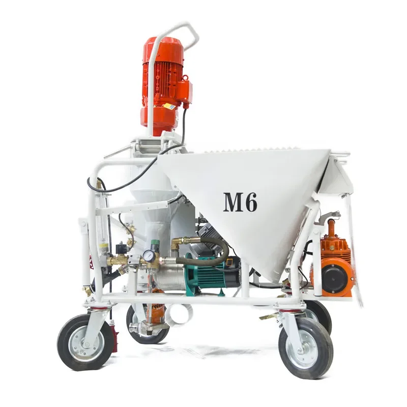 Efficient Wall Mortar Spraying hine Automatic Mixing Integrated Mortar Spraying hine Electric Mortar Spray hines